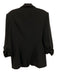 Cinq a Sept Size 10 Black Triacetate Blazer 1 Button Jacket Black / 10
