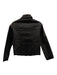 L'agence Size XS Black Cotton Blend Button Down Waxed Denim Long Sleeve Jacket Black / XS