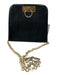 Ferragamo Black Lizard Gold hardware Chain Crossbody Vintage Bag Black / XS