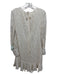 Derek Lam 10 Crosby Size 2 White Silk Blend Long Sleeve Below Knee Dress White / 2