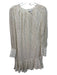 Derek Lam 10 Crosby Size 2 White Silk Blend Long Sleeve Below Knee Dress White / 2