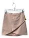 Alice + Olivia Size 6 Blush Pink Acetate Blend Pencil Back Zip Darted Skirt Blush Pink / 6