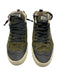 Golden Goose Shoe Size 38 Green & Black Canvas & Leather High Top Sneakers Green & Black / 38