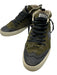 Golden Goose Shoe Size 38 Green & Black Canvas & Leather High Top Sneakers Green & Black / 38
