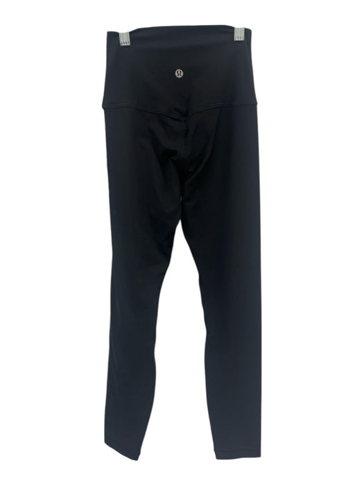 Lululemon Size 2 Black & Peach Nylon Blend High Rise Ankle Length Text Leggings Black & Peach / 2