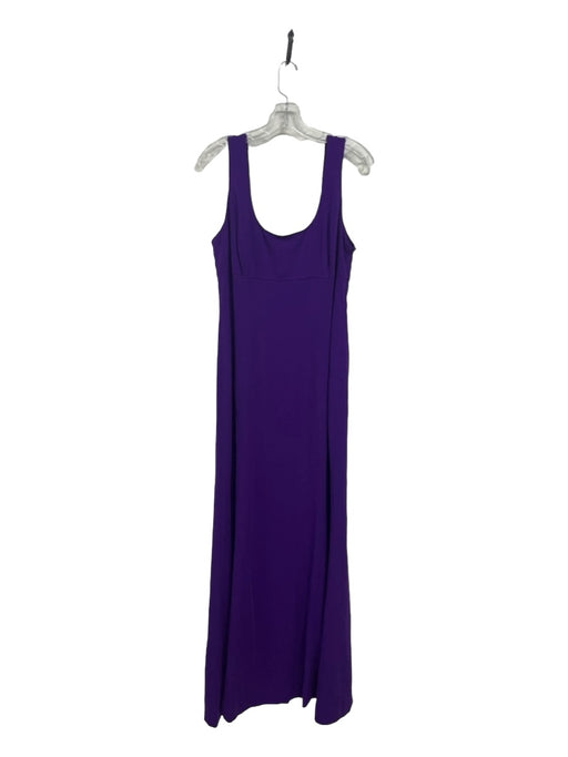 Lauren Ralph Lauren Size 14 Purple Polyester Blend Sleeveless Square Neck Gown Purple / 14