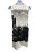 Dries Van Noten Size 42 White & Black Cotton Sleeveless outdoor scene Dress White & Black / 42