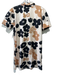 Never a Wallflower Size M Cream, Tan & Black Cotton Short Sleeve Floral Dress Cream, Tan & Black / M