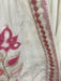 Bella Tu Size M White & Pink Cotton Sleeveless Tie belt Button Front Dress White & Pink / M