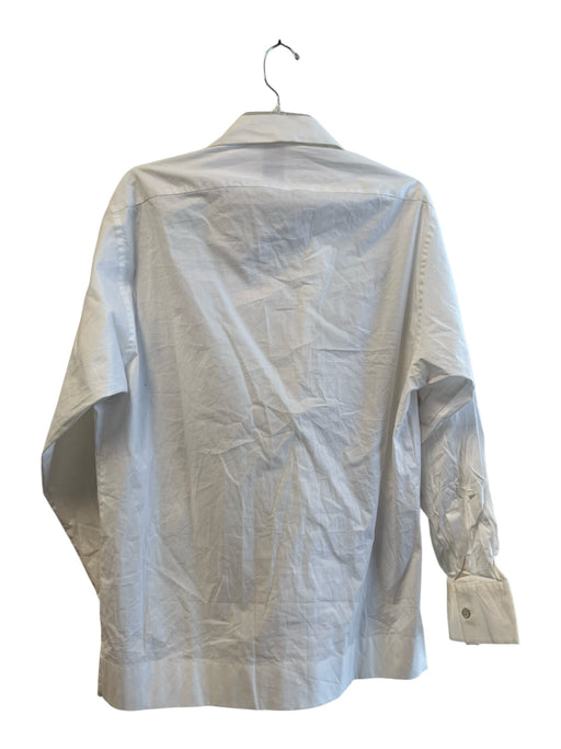Antonio Marras Size 44 White & Multi Cotton Blend Button Down Long Sleeve Top White & Multi / 44