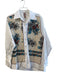 Antonio Marras Size 44 White & Multi Cotton Blend Button Down Long Sleeve Top White & Multi / 44