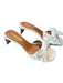 L'intervalle Shoe Size 9 Bone Leather open toe Bow Detail Squre Cut Outs Shoes Bone / 9