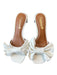 L'intervalle Shoe Size 9 Bone Leather open toe Bow Detail Squre Cut Outs Shoes Bone / 9