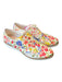 Cole Haan Shoe Size 9 Multi Flower Lace Up Almond Toe Flat Shoes Multi / 9