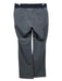 Athleta Size 6 Gray & Black Polyester & Wool Blend Elastic Waist Flare Pants Gray & Black / 6