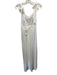 Palmyra Size One Size White Sleeveless tie strap Open Back Sheer Dress White / One Size