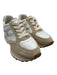 Veronica Beard Shoe Size 10.5 White, Beige, Silver Leather Upper Sneakers White, Beige, Silver / 10.5