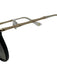 Gucci Black & Gold Acetate Cat Eye Bamboo Detail Gold Hardware Sunglasses Black & Gold