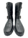 Rag & Bone Shoe Size 41 Black Leather Double Buckle Almond Toe Low Heel Booties Black / 41