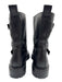 Rag & Bone Shoe Size 41 Black Leather Double Buckle Almond Toe Low Heel Booties Black / 41