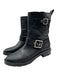 Rag & Bone Shoe Size 41 Black Leather Double Buckle Almond Toe Low Heel Booties Black / 41