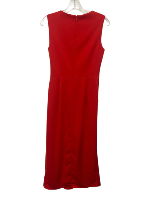 Shoshanna Midnight Size 2 Red Polyester Sleeveless rouched detail Waist tie Gown Red / 2