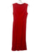 Shoshanna Midnight Size 2 Red Polyester Sleeveless rouched detail Waist tie Gown Red / 2