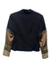 Drew Size XS Black Polyester Blend Sleeve Detail Single Button Cropped Jacket Black / XS