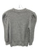 Autumn Cashmere Size S Gray Cashmere & Wool Blend Ribbed Knit 3/4 Sleeve Sweater Gray / S