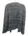 Zara Size Medium Gray, Black, White Polyester Long Sleeve Sequins Cardigan Gray, Black, White / Medium
