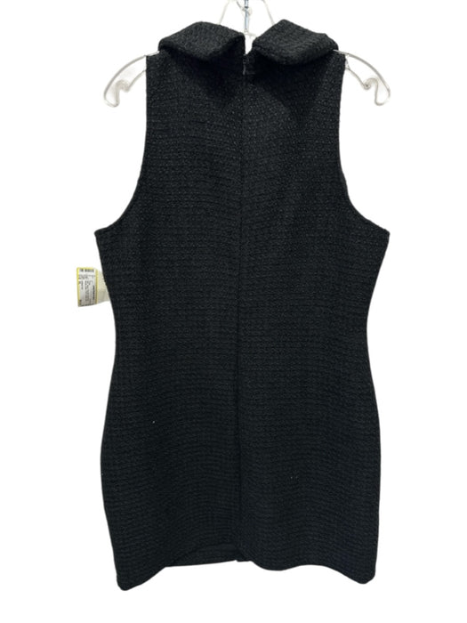 endless rose Size XL Black Polyester Sleeveless Boucle Button Front Dress Black / XL