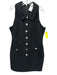 endless rose Size XL Black Polyester Sleeveless Boucle Button Front Dress Black / XL