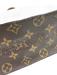 Louis Vuitton Brown & Tan Coated Canvas Top Handle Monogram Leather Handle Bag Brown & Tan / Medium