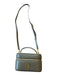 Saint Laurent Taupe & Gold Leather Zip Close Quilted Logo Crossbody Strap Bag Taupe & Gold / Mini