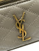 Tom Ford Olive Green & Gold Grain Leather Flap Back Pocket Adjustable Bag Olive Green & Gold / Mini