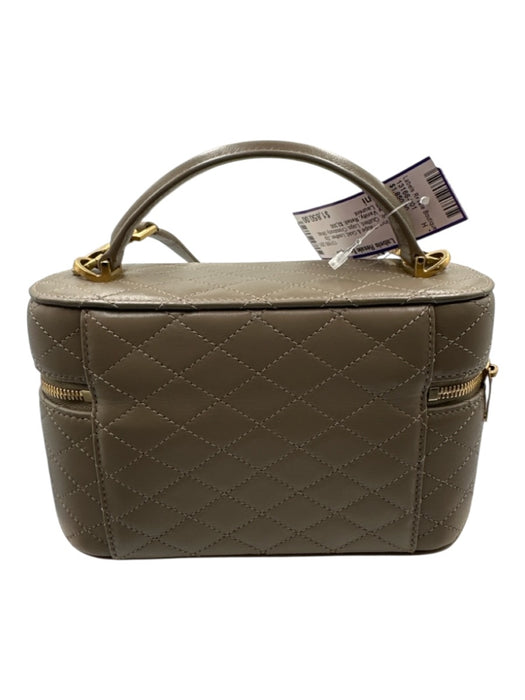 Tom Ford Olive Green & Gold Grain Leather Flap Back Pocket Adjustable Bag Olive Green & Gold / Mini