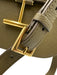 Tom Ford Olive Green & Gold Grain Leather Flap Back Pocket Adjustable Bag Olive Green & Gold / Mini