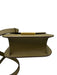 Tom Ford Olive Green & Gold Grain Leather Flap Back Pocket Adjustable Bag Olive Green & Gold / Mini