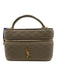 Tom Ford Olive Green & Gold Grain Leather Flap Back Pocket Adjustable Bag Olive Green & Gold / Mini