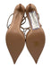 Valentino Garavani Shoe Size 37.5 Blush Beige Leather Pointed Toe Studded Pumps Blush Beige / 37.5