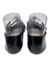 Celine Shoe Size 38 Black & Gold Patent Leather Round Toe Triomphe Flats Black & Gold / 38