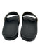 Burberry Shoe Size 38 Black, Gray, Red Rubber open toe Plaid Flat Slide Sandals Black, Gray, Red / 38