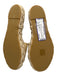 Valentino Garavani Shoe Size 38 Gold & Beige Leather Upper Raffia Espadrille Gold & Beige / 38