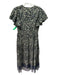 Ulla Johnson Size 8 Navy Blue & Yellow Cotton & Viscose floral print Dress Navy Blue & Yellow / 8