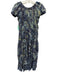 Ulla Johnson Size 8 Blue, Yellow & White Cotton & Viscose Abstract Print Dress Blue, Yellow & White / 8