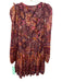 Ulla Johnson Size 8 Magenta Pink, Yellow, Orange Cotton & Viscose Flowers Dress Magenta Pink, Yellow, Orange / 8