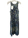 Ulla Johnson Size 8 Blue, Yellow & Green Cotton & Viscose Abstract Print Dress Blue, Yellow & Green / 8