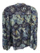 Ulla Johnson Size M / 8 Blue, Yellow & White Cotton & Viscose Abstract Print Top Blue, Yellow & White / M / 8
