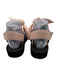 Loeffler Randall Shoe Size 8 Blush Pink & Black Canvas Platform Sandals Blush Pink & Black / 8