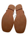 Loeffler Randall Shoe Size 8 Tan Brown Leather Thong Square Toe Buckle Sandals Tan Brown / 8